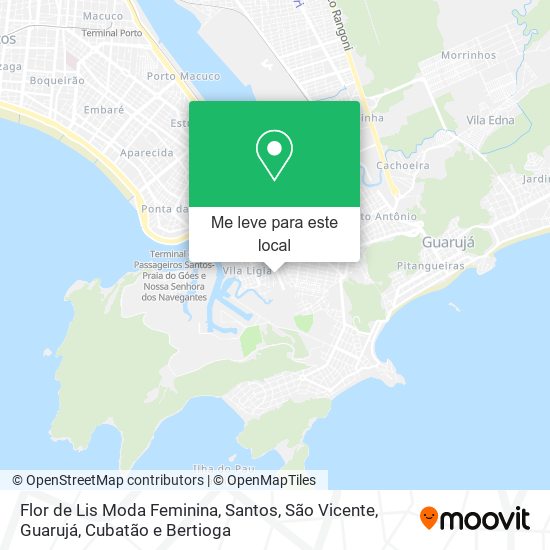 Flor de Lis Moda Feminina mapa
