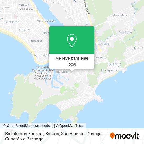 Bicicletaria Funchal mapa