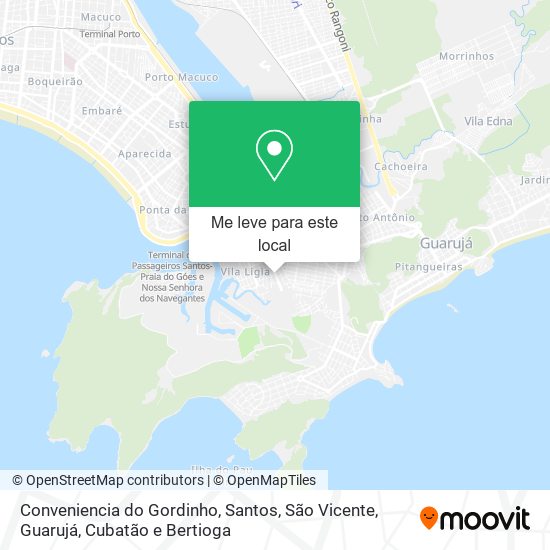 Conveniencia do Gordinho mapa