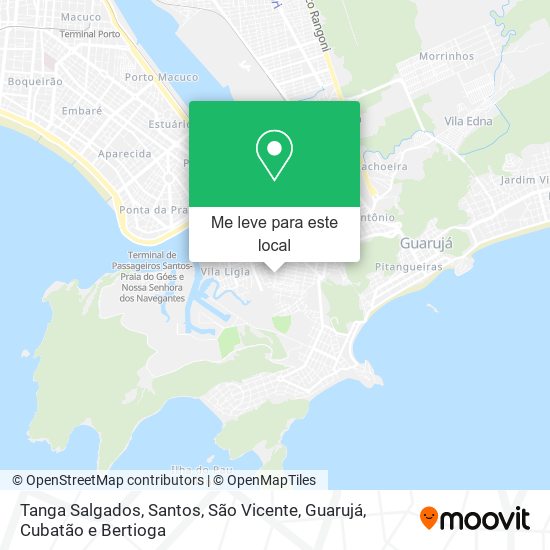 Tanga Salgados mapa