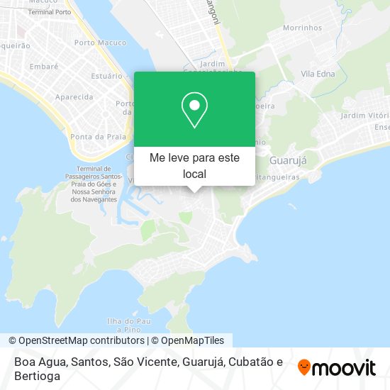 Boa Agua mapa