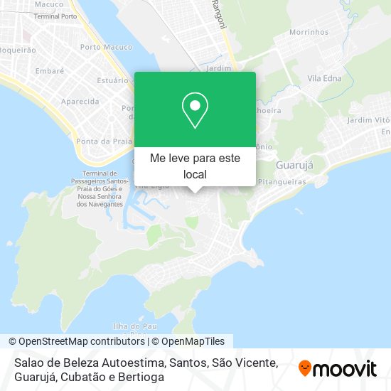 Salao de Beleza Autoestima mapa