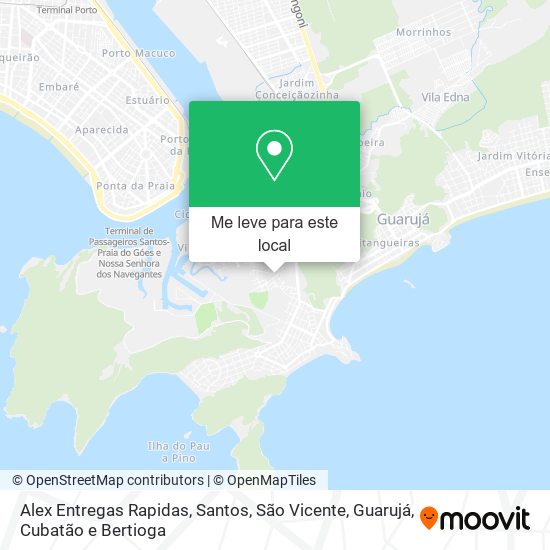 Alex Entregas Rapidas mapa