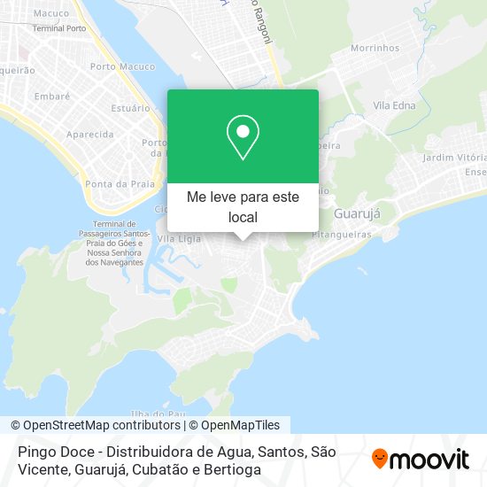 Pingo Doce - Distribuidora de Agua mapa