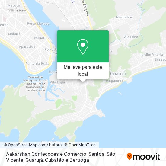 Aakarshan Confeccoes e Comercio mapa