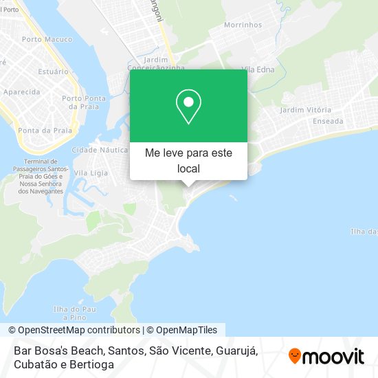 Bar Bosa's Beach mapa