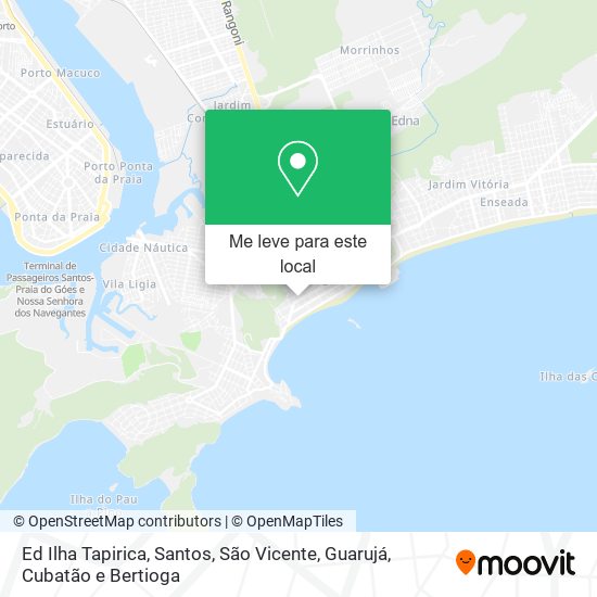 Ed Ilha Tapirica mapa