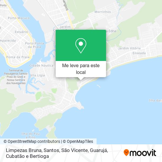 Limpezas Bruna mapa