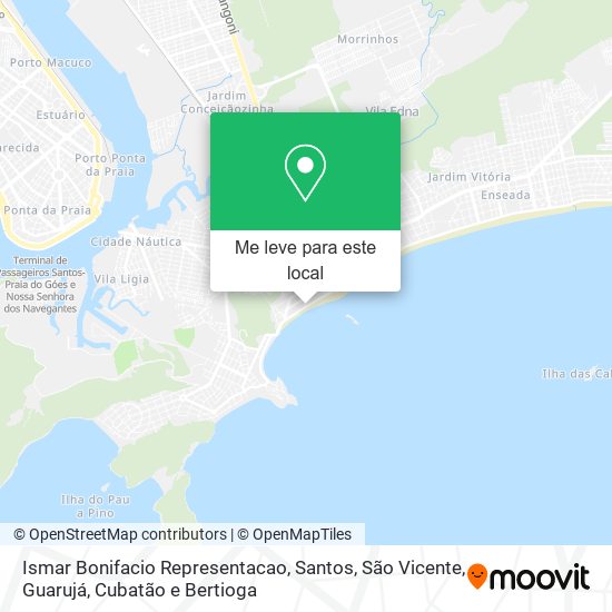 Ismar Bonifacio Representacao mapa