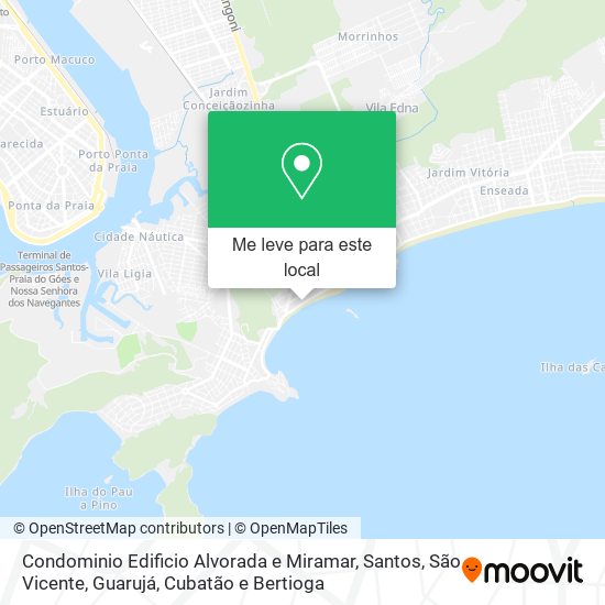 Condominio Edificio Alvorada e Miramar mapa