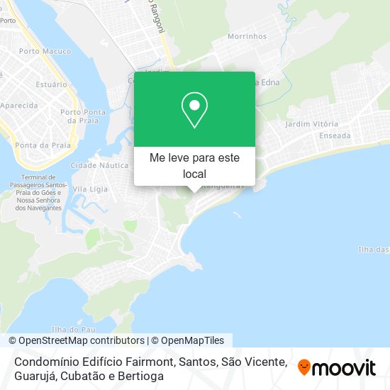 Condomínio Edifício Fairmont mapa
