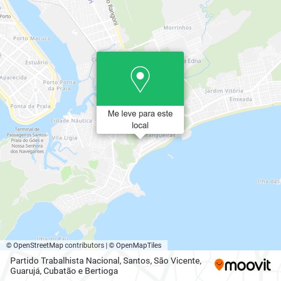 Partido Trabalhista Nacional mapa