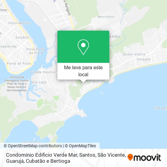 Condomínio Edificio Verde Mar mapa