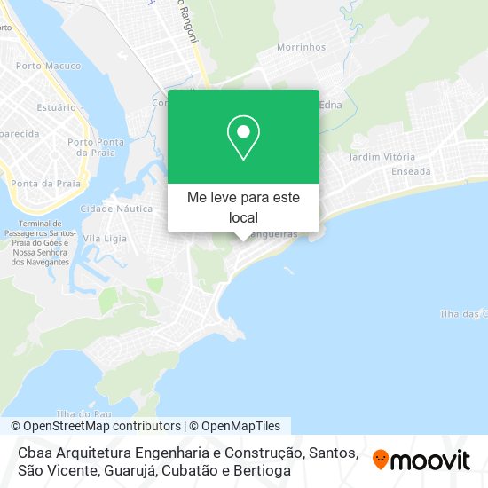 Cbaa Arquitetura Engenharia e Construção mapa