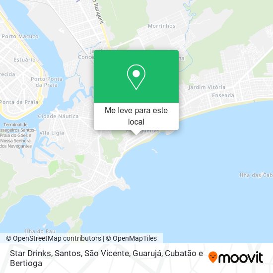 Star Drinks mapa