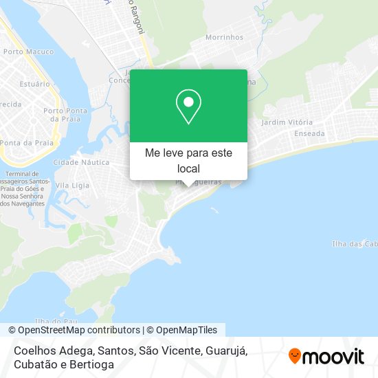 Coelhos Adega mapa