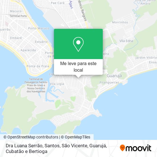 Dra Luana Serrão mapa