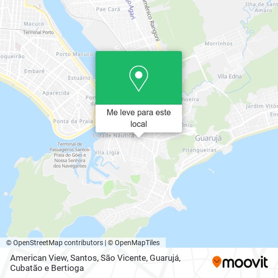 American View mapa