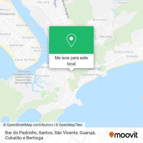 Bar do Pedrinho mapa