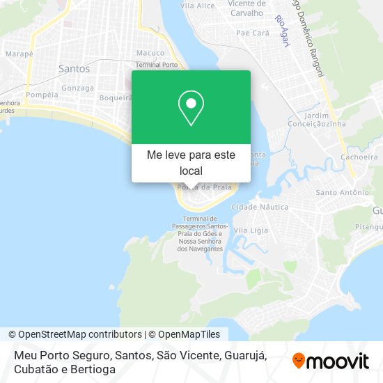 Meu Porto Seguro mapa