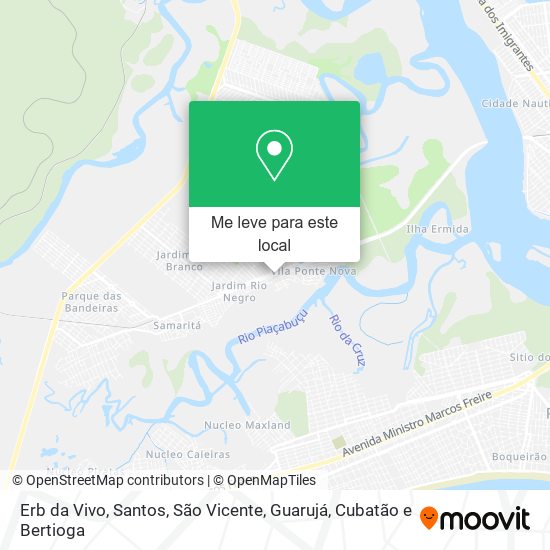 Erb da Vivo mapa