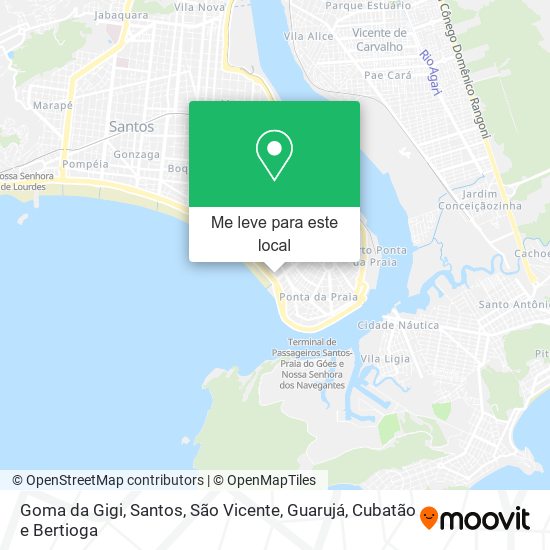 Goma da Gigi mapa