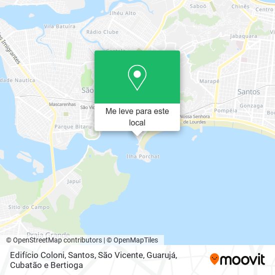 Edifício Coloni mapa