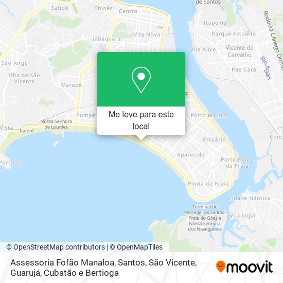 Assessoria Fofão Manaloa mapa