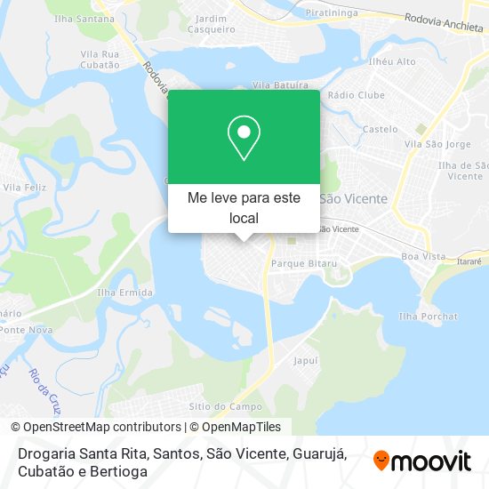 Drogaria Santa Rita mapa