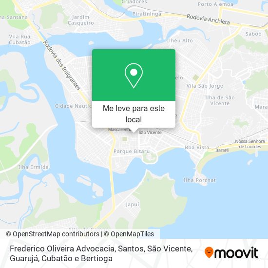 Frederico Oliveira Advocacia mapa