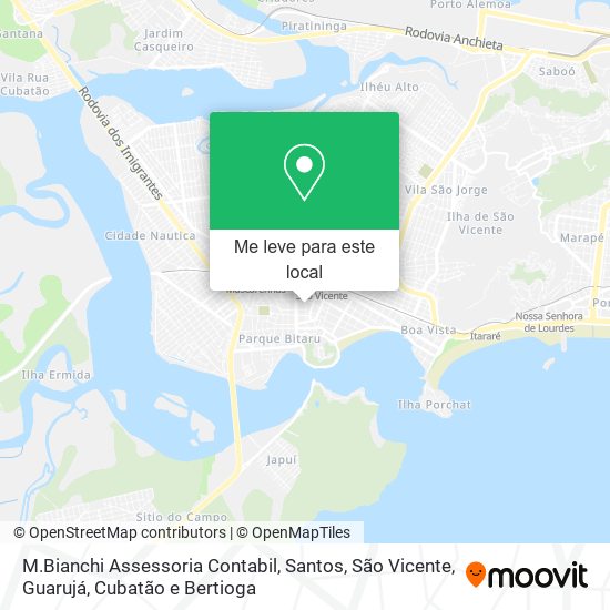 M.Bianchi Assessoria Contabil mapa