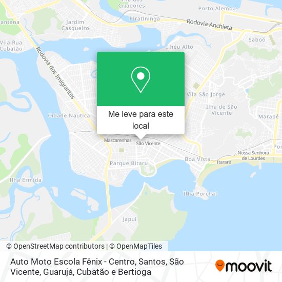 Auto Moto Escola Fênix - Centro mapa