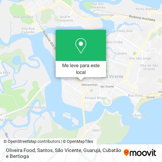 Oliveira Food mapa