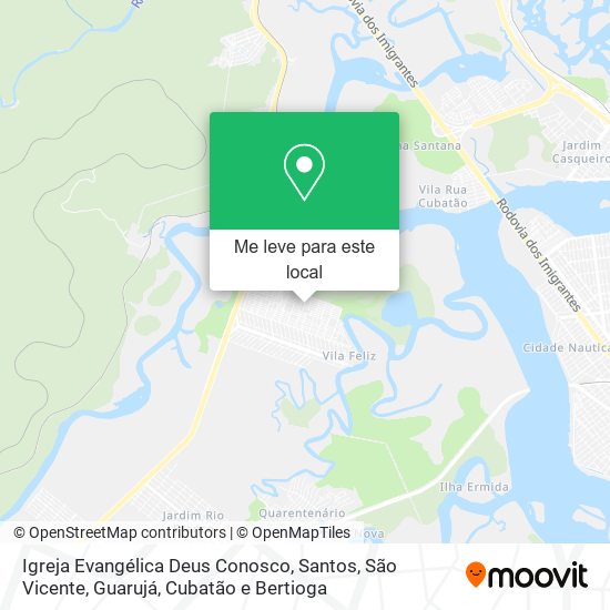 Igreja Evangélica Deus Conosco mapa