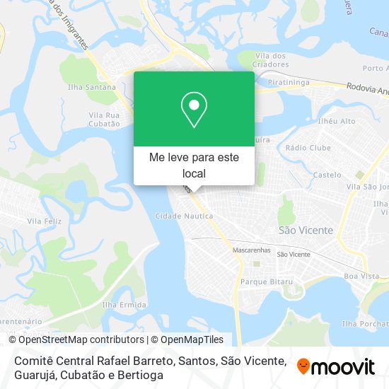 Comitê Central Rafael Barreto mapa