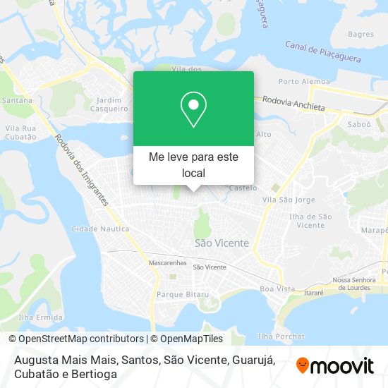 Augusta Mais Mais mapa