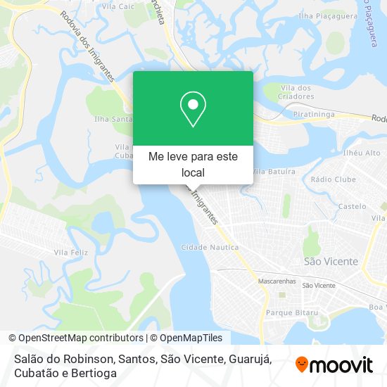 Salão do Robinson mapa