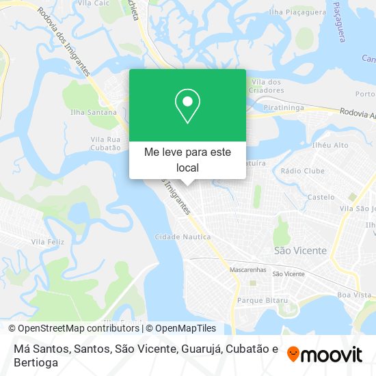 Má Santos mapa