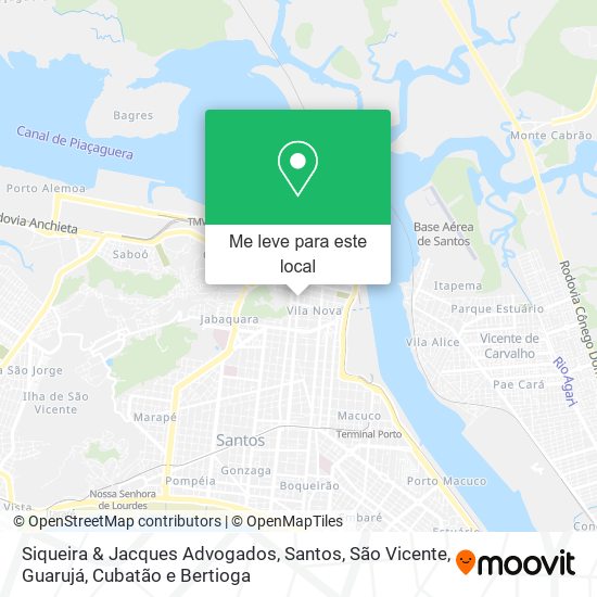 Siqueira & Jacques Advogados mapa