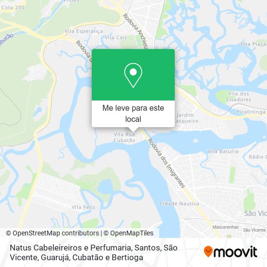 Natus Cabeleireiros e Perfumaria mapa