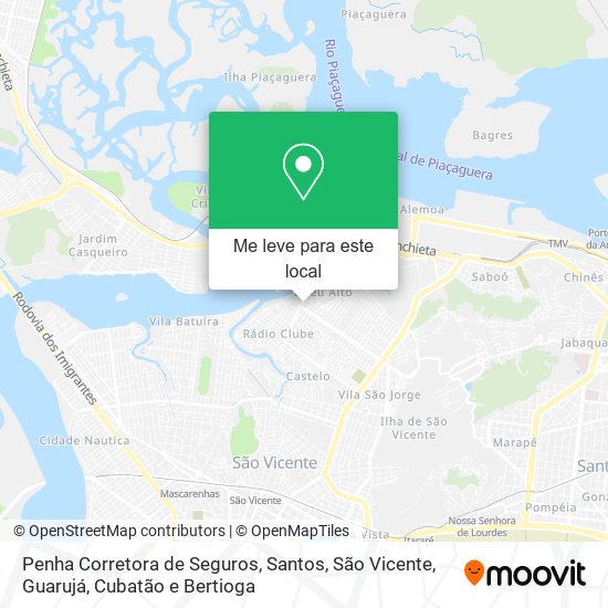 Penha Corretora de Seguros mapa