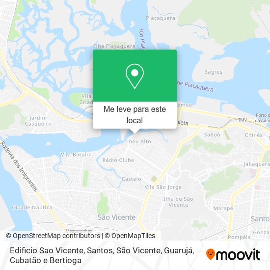 Edificio Sao Vicente mapa