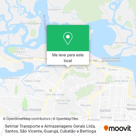 Setmar Transporte e Armazenagens Gerais Ltda mapa