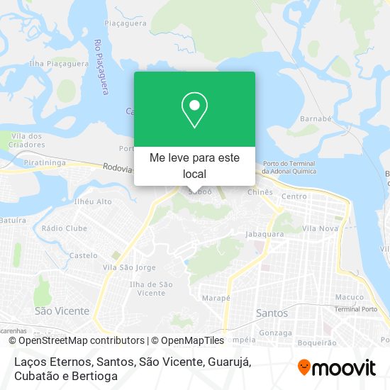 Laços Eternos mapa