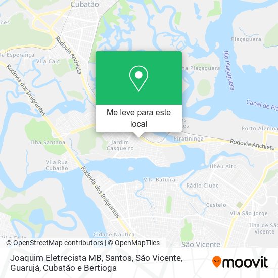 Joaquim Eletrecista MB mapa