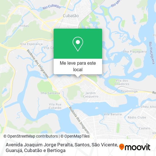Avenida Joaquim Jorge Peralta mapa