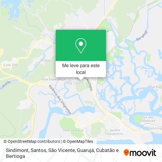 Sindimont mapa