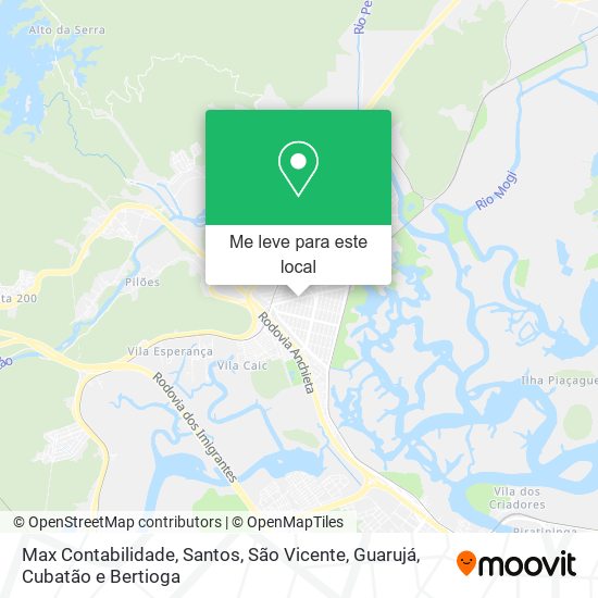 Max Contabilidade mapa