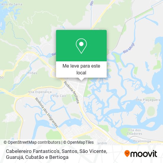 Cabelereiro Fantastico's mapa