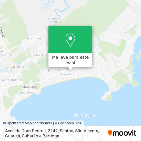 Avenida Dom Pedro I, 2242 mapa